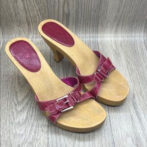 MIA Leather Heeled Sandals